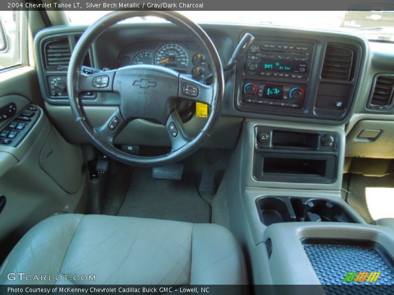 Silver Birch Metallic / Gray/Dark Charcoal 2004 Chevrolet Tahoe LT