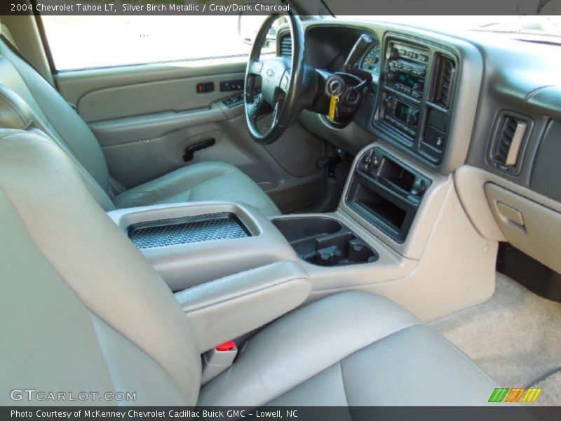 Silver Birch Metallic / Gray/Dark Charcoal 2004 Chevrolet Tahoe LT