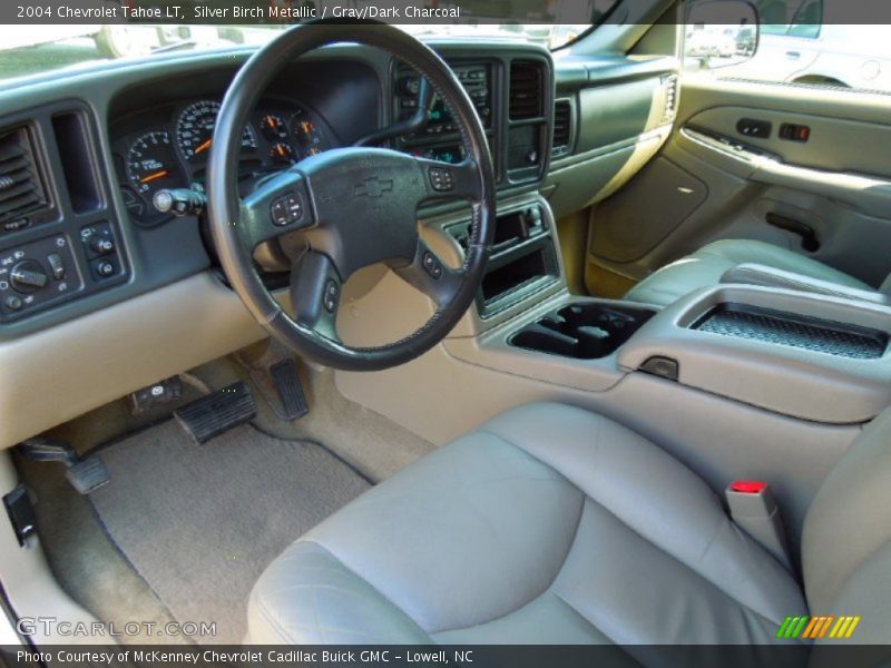 Silver Birch Metallic / Gray/Dark Charcoal 2004 Chevrolet Tahoe LT