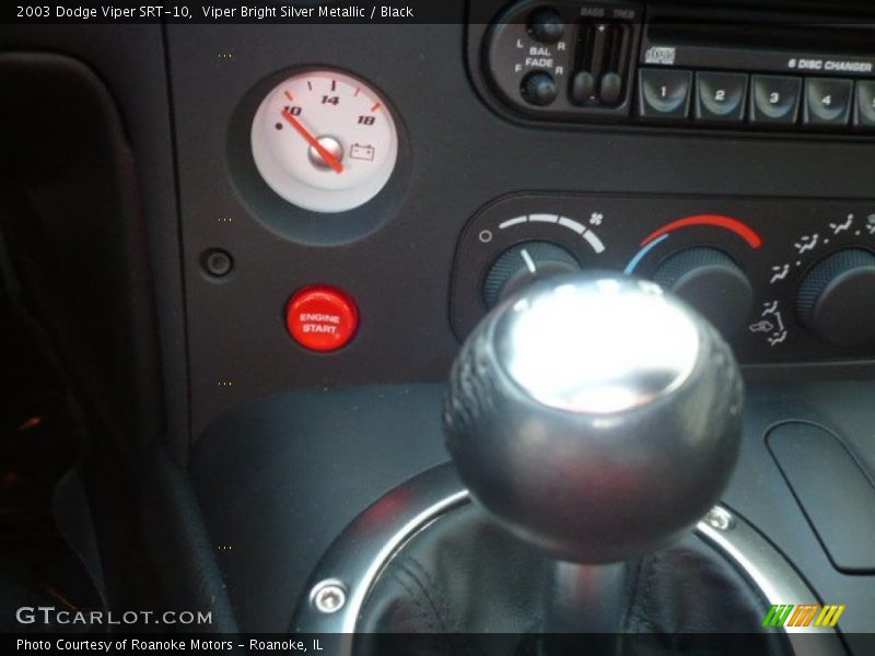 Viper Bright Silver Metallic / Black 2003 Dodge Viper SRT-10
