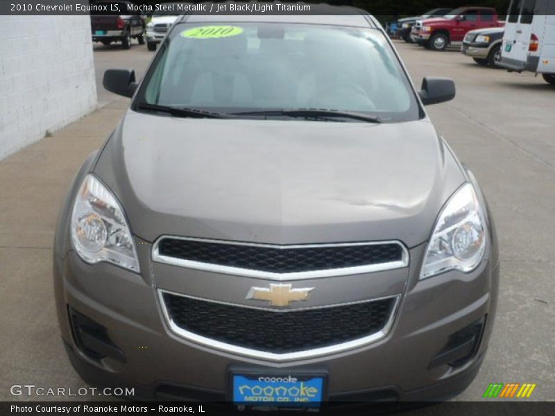 Mocha Steel Metallic / Jet Black/Light Titanium 2010 Chevrolet Equinox LS