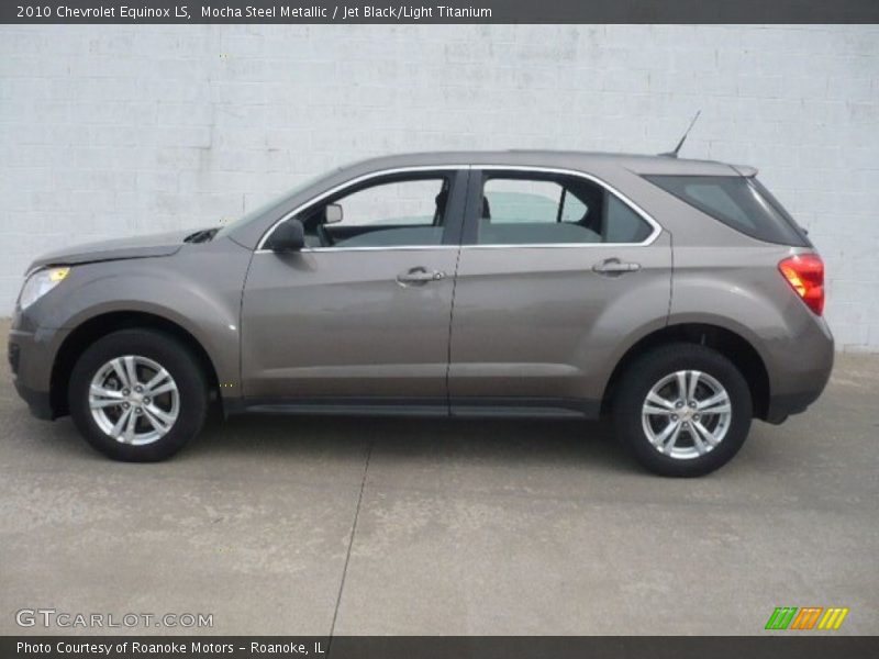 Mocha Steel Metallic / Jet Black/Light Titanium 2010 Chevrolet Equinox LS