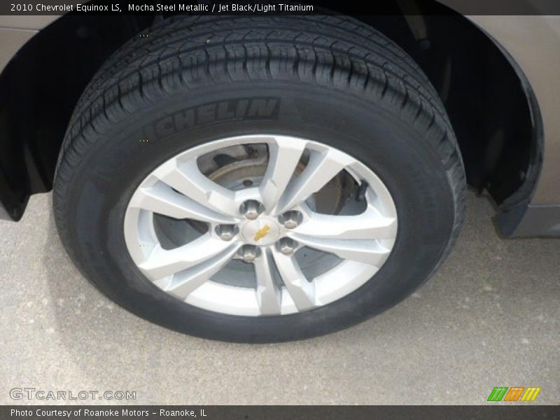 Mocha Steel Metallic / Jet Black/Light Titanium 2010 Chevrolet Equinox LS