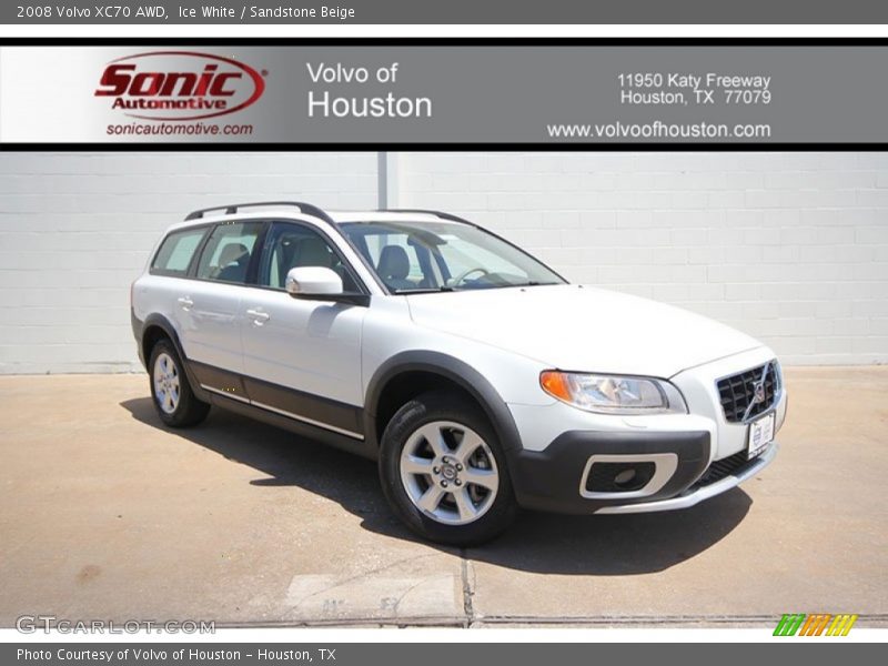 Ice White / Sandstone Beige 2008 Volvo XC70 AWD