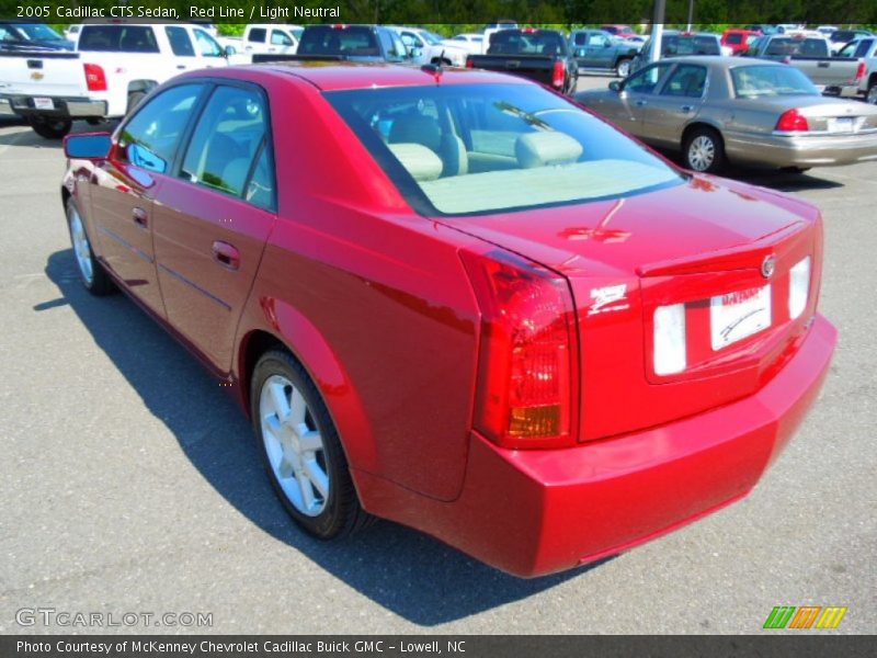 Red Line / Light Neutral 2005 Cadillac CTS Sedan