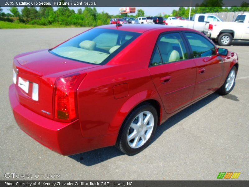 Red Line / Light Neutral 2005 Cadillac CTS Sedan