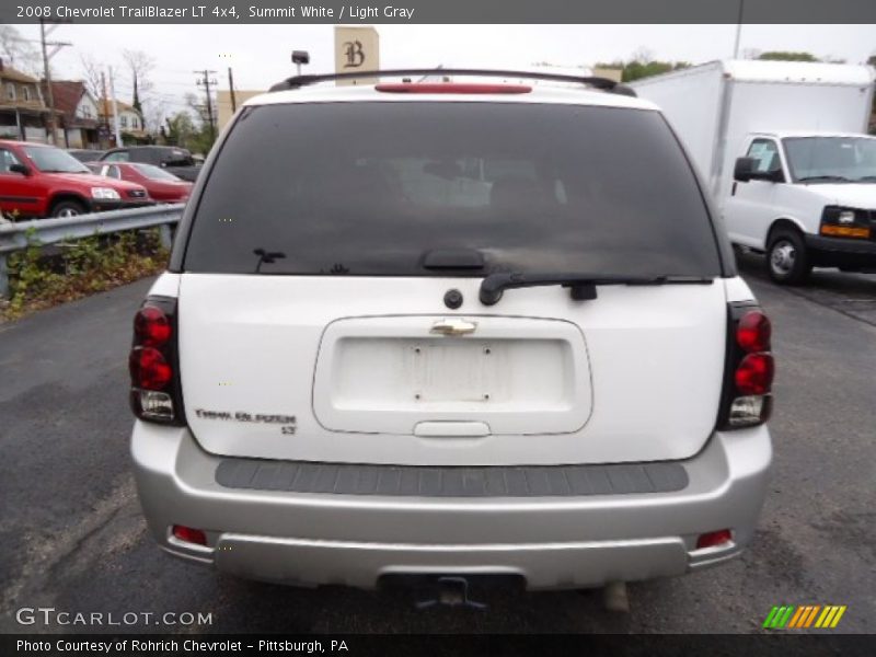 Summit White / Light Gray 2008 Chevrolet TrailBlazer LT 4x4