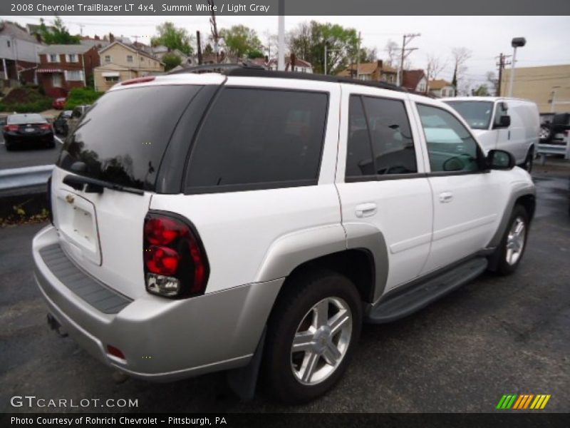 Summit White / Light Gray 2008 Chevrolet TrailBlazer LT 4x4