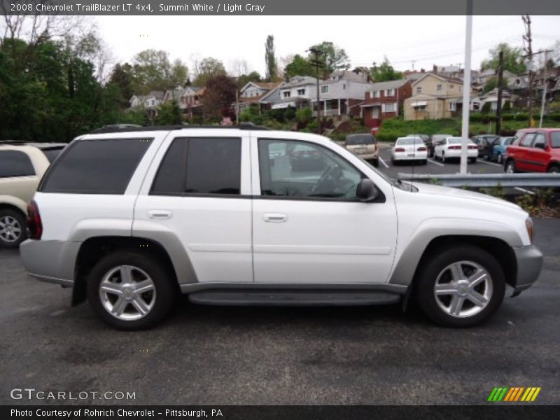 Summit White / Light Gray 2008 Chevrolet TrailBlazer LT 4x4