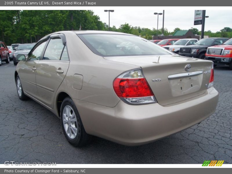 Desert Sand Mica / Taupe 2005 Toyota Camry LE V6