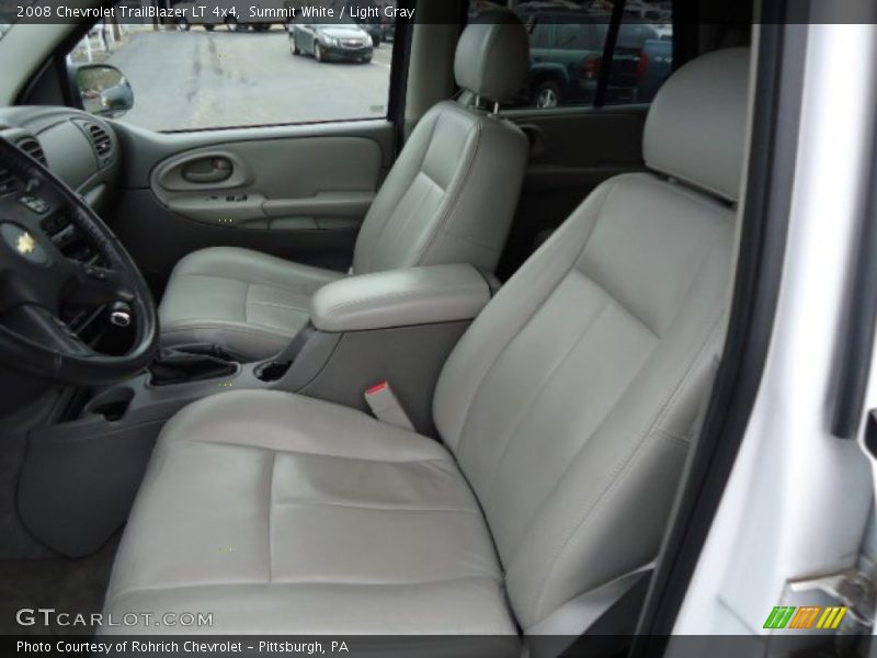 Summit White / Light Gray 2008 Chevrolet TrailBlazer LT 4x4