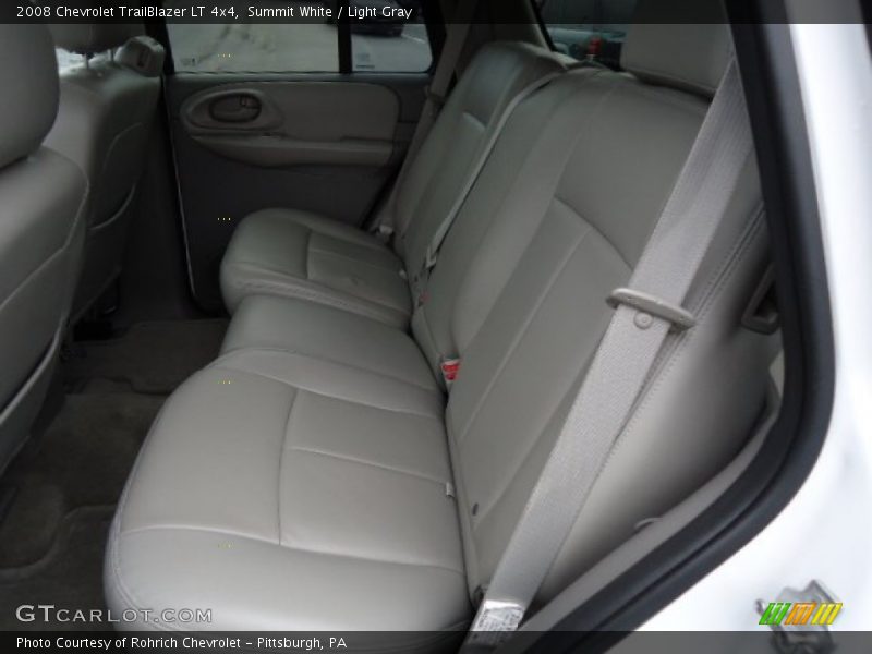 Summit White / Light Gray 2008 Chevrolet TrailBlazer LT 4x4