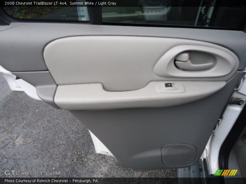 Summit White / Light Gray 2008 Chevrolet TrailBlazer LT 4x4