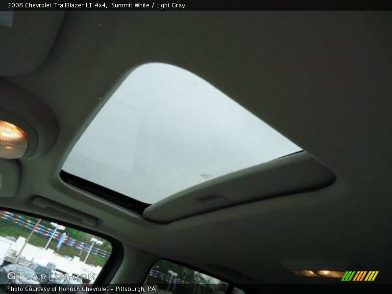 Summit White / Light Gray 2008 Chevrolet TrailBlazer LT 4x4