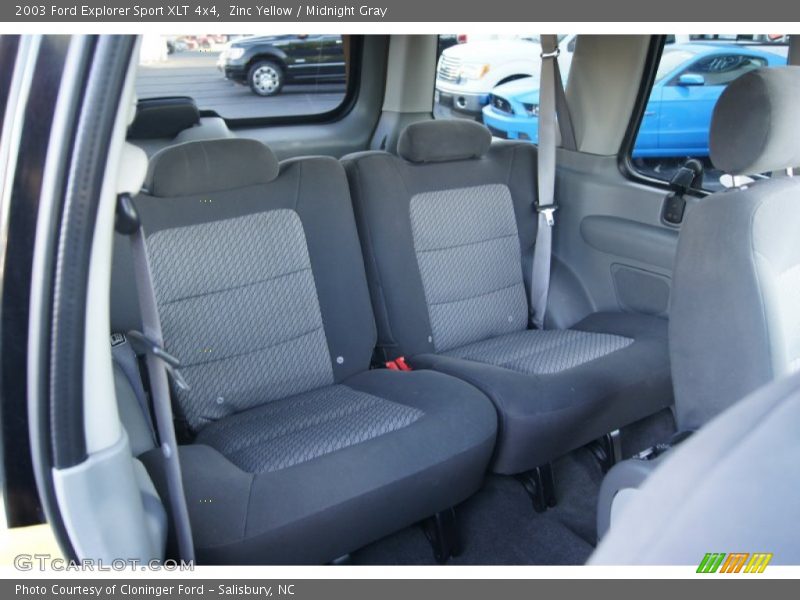 Zinc Yellow / Midnight Gray 2003 Ford Explorer Sport XLT 4x4