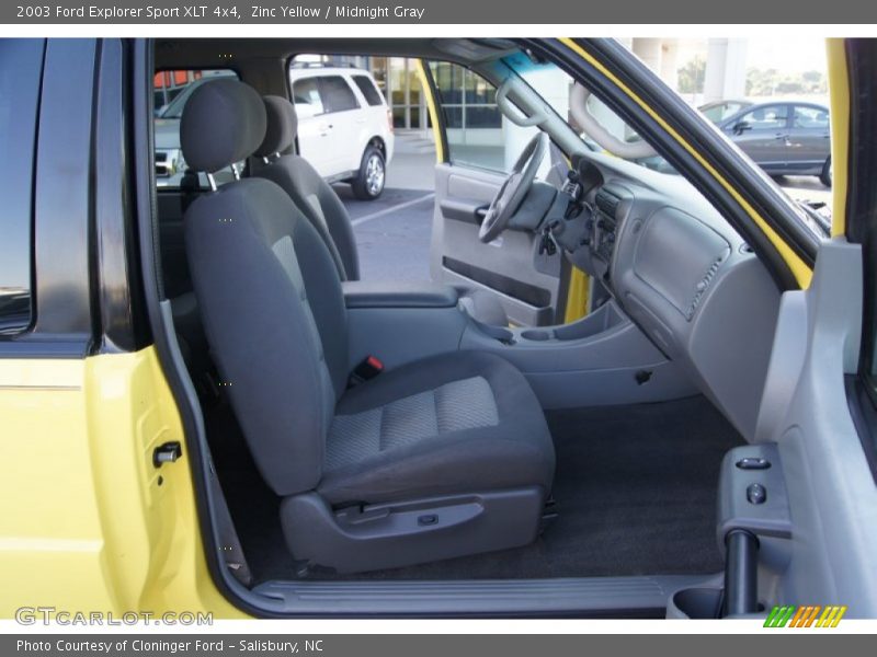 Zinc Yellow / Midnight Gray 2003 Ford Explorer Sport XLT 4x4