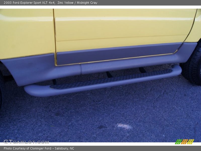 Zinc Yellow / Midnight Gray 2003 Ford Explorer Sport XLT 4x4
