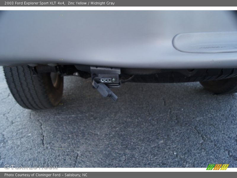 Zinc Yellow / Midnight Gray 2003 Ford Explorer Sport XLT 4x4