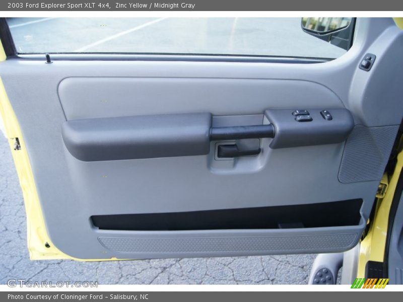 Zinc Yellow / Midnight Gray 2003 Ford Explorer Sport XLT 4x4