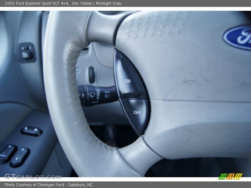 Zinc Yellow / Midnight Gray 2003 Ford Explorer Sport XLT 4x4