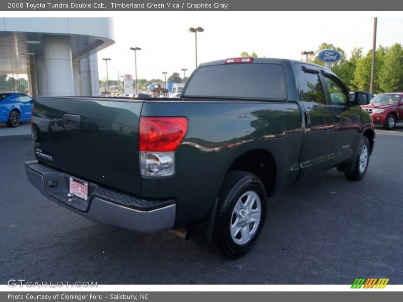 Timberland Green Mica / Graphite Gray 2008 Toyota Tundra Double Cab