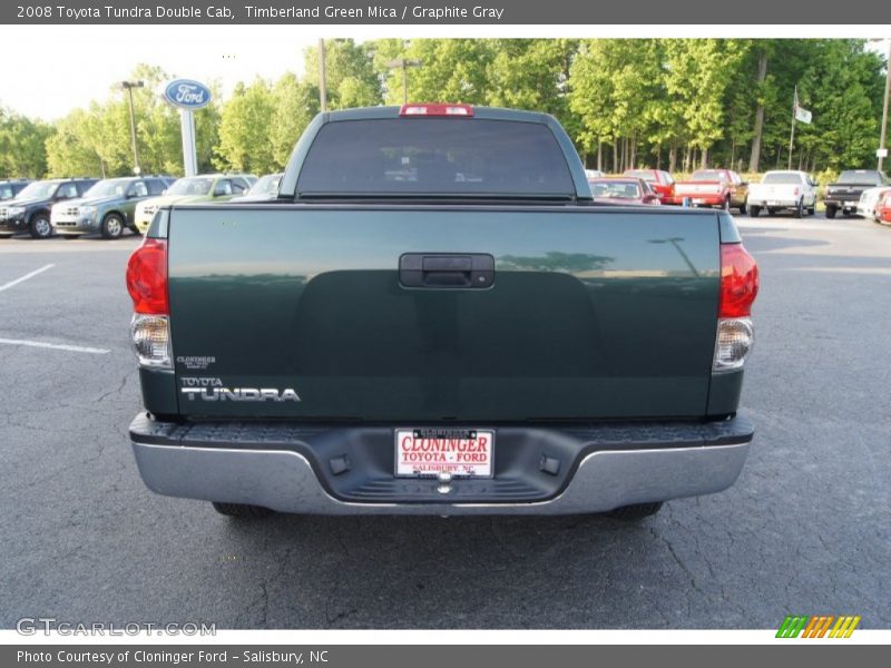 Timberland Green Mica / Graphite Gray 2008 Toyota Tundra Double Cab