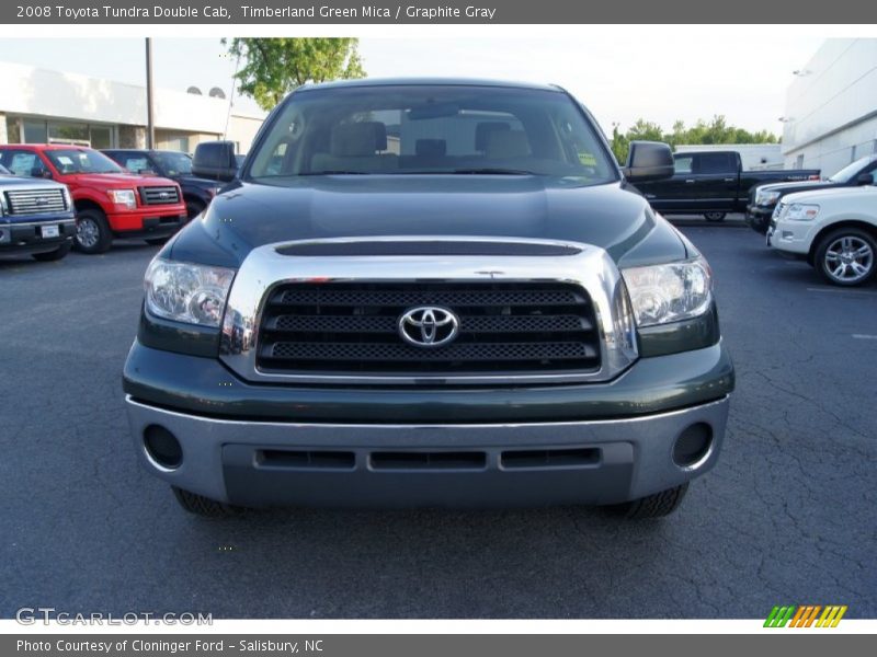 Timberland Green Mica / Graphite Gray 2008 Toyota Tundra Double Cab