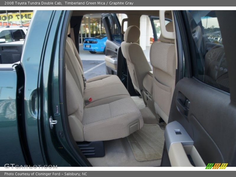 Timberland Green Mica / Graphite Gray 2008 Toyota Tundra Double Cab