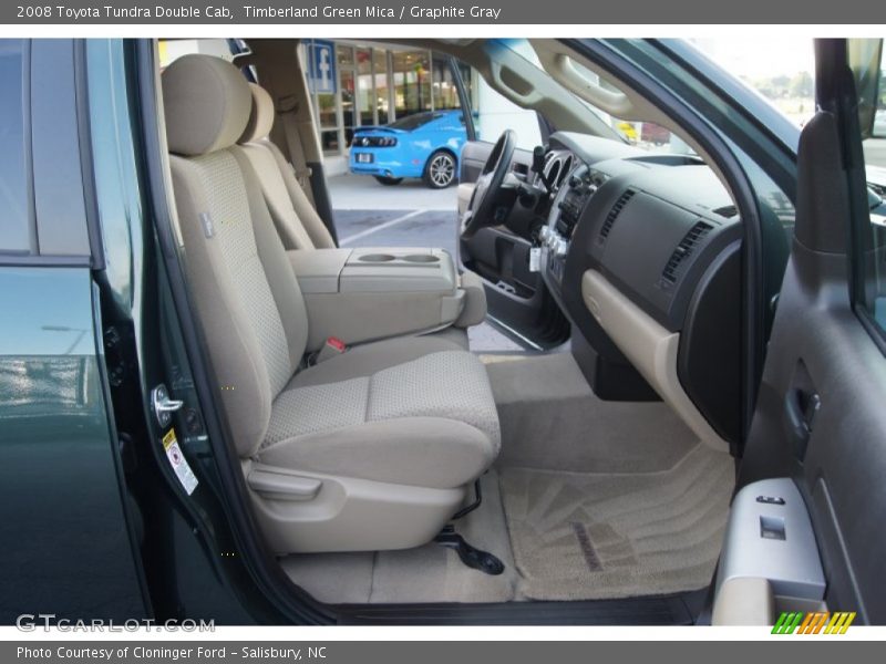 Timberland Green Mica / Graphite Gray 2008 Toyota Tundra Double Cab