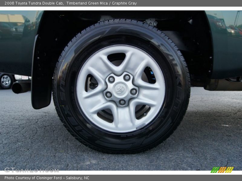 Timberland Green Mica / Graphite Gray 2008 Toyota Tundra Double Cab