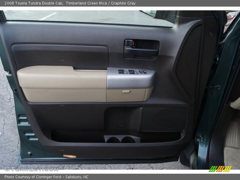 Timberland Green Mica / Graphite Gray 2008 Toyota Tundra Double Cab