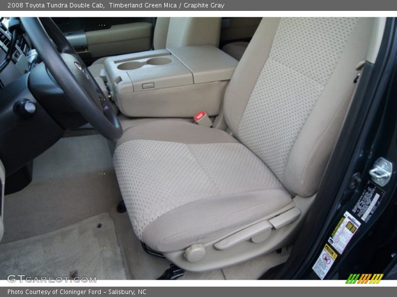 Timberland Green Mica / Graphite Gray 2008 Toyota Tundra Double Cab