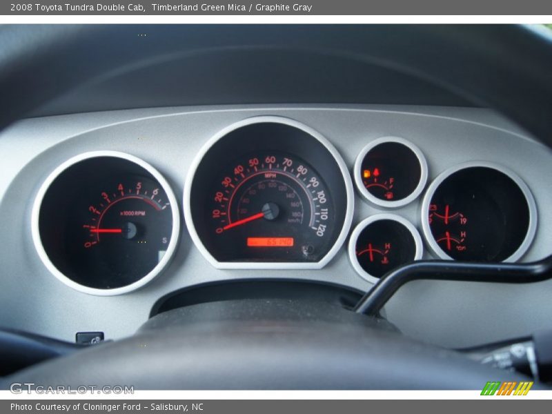 Timberland Green Mica / Graphite Gray 2008 Toyota Tundra Double Cab