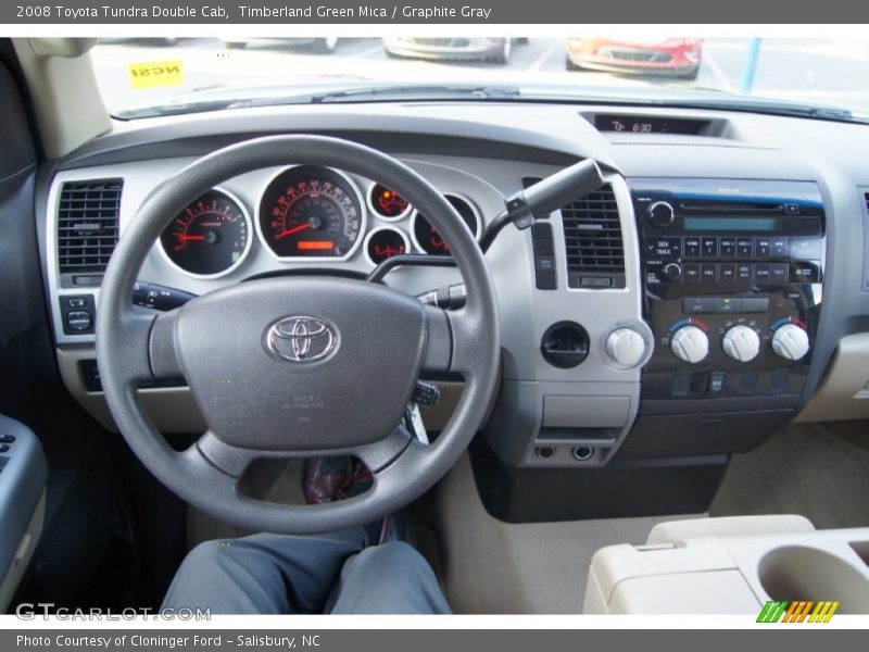 Timberland Green Mica / Graphite Gray 2008 Toyota Tundra Double Cab