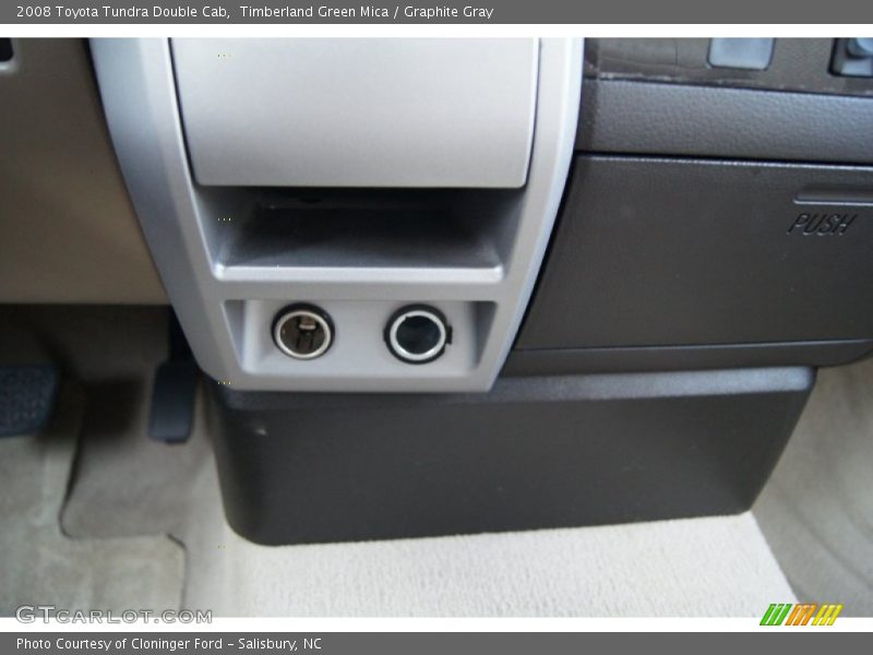 Timberland Green Mica / Graphite Gray 2008 Toyota Tundra Double Cab