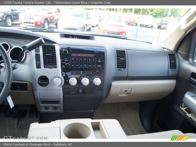 Timberland Green Mica / Graphite Gray 2008 Toyota Tundra Double Cab