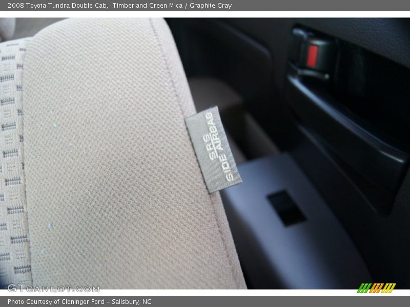 Timberland Green Mica / Graphite Gray 2008 Toyota Tundra Double Cab