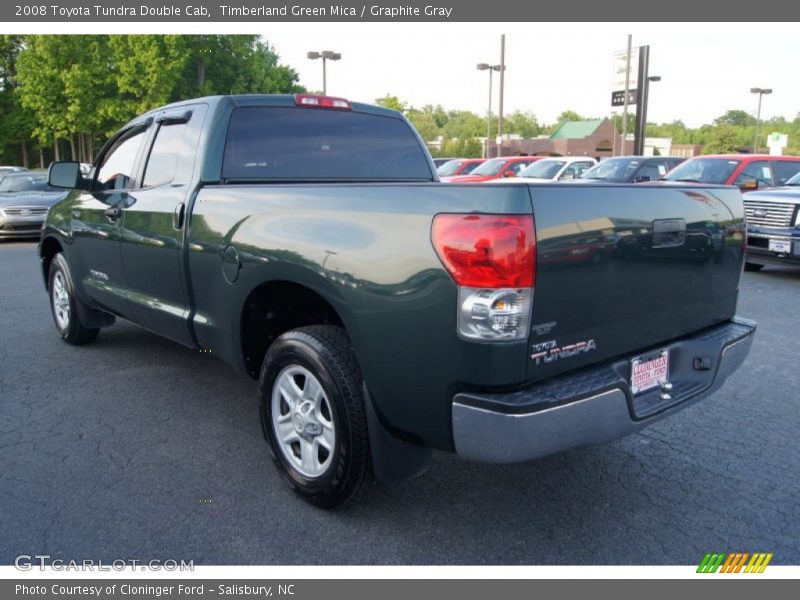 Timberland Green Mica / Graphite Gray 2008 Toyota Tundra Double Cab
