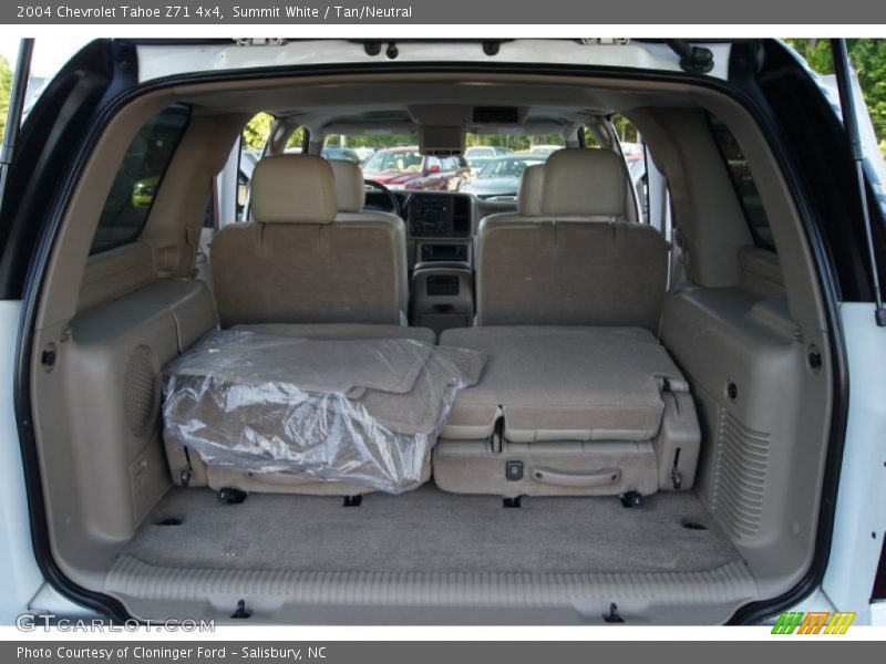 Summit White / Tan/Neutral 2004 Chevrolet Tahoe Z71 4x4
