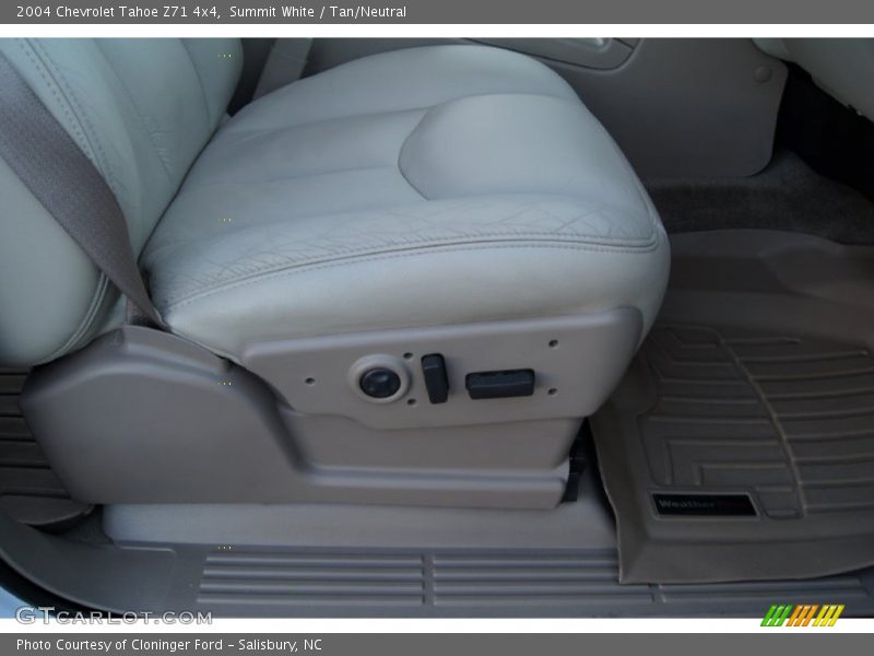 Summit White / Tan/Neutral 2004 Chevrolet Tahoe Z71 4x4