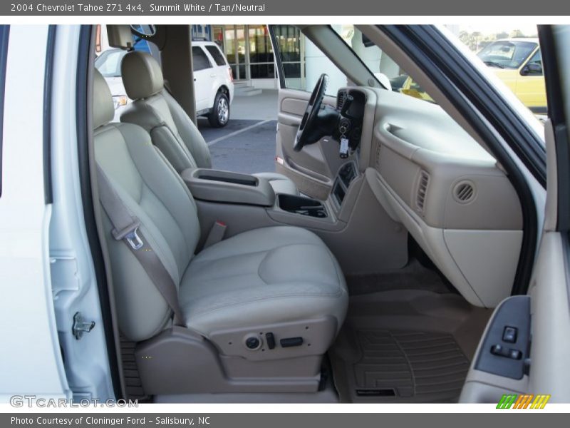 Summit White / Tan/Neutral 2004 Chevrolet Tahoe Z71 4x4