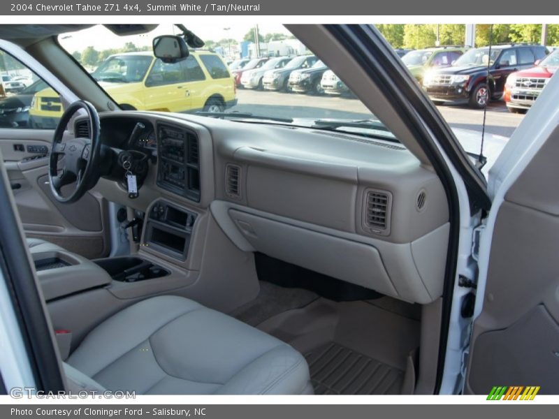 Summit White / Tan/Neutral 2004 Chevrolet Tahoe Z71 4x4