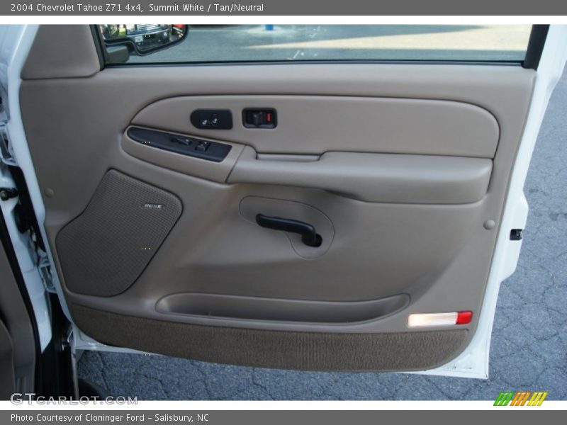 Summit White / Tan/Neutral 2004 Chevrolet Tahoe Z71 4x4