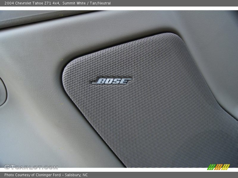 Summit White / Tan/Neutral 2004 Chevrolet Tahoe Z71 4x4