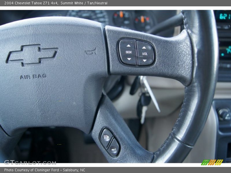 Summit White / Tan/Neutral 2004 Chevrolet Tahoe Z71 4x4