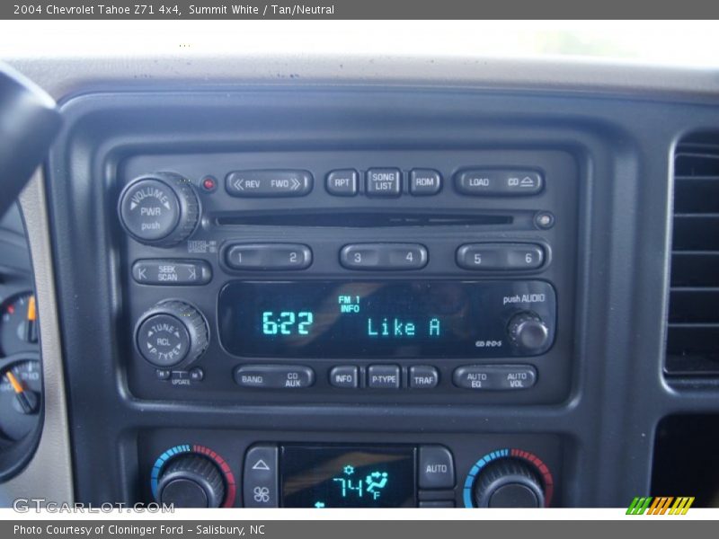 Summit White / Tan/Neutral 2004 Chevrolet Tahoe Z71 4x4