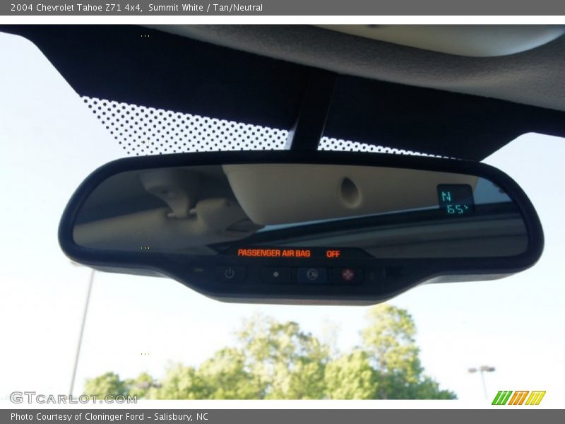 Summit White / Tan/Neutral 2004 Chevrolet Tahoe Z71 4x4