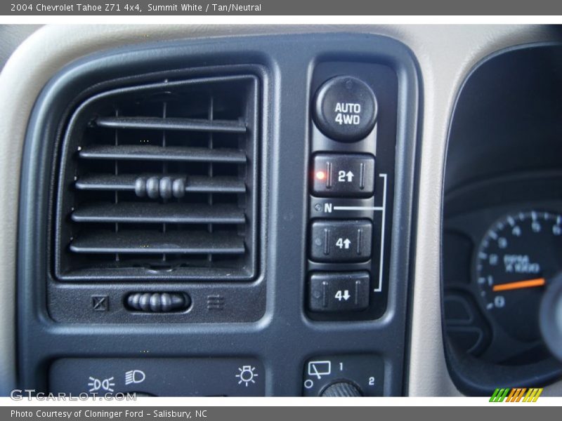 Summit White / Tan/Neutral 2004 Chevrolet Tahoe Z71 4x4