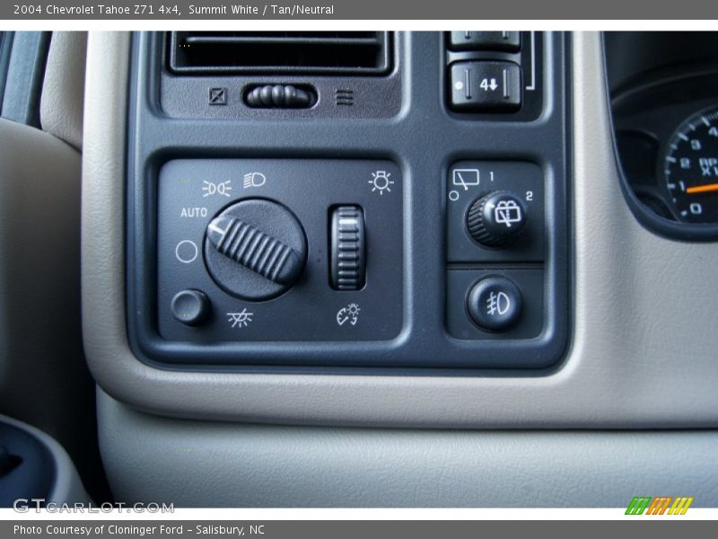 Summit White / Tan/Neutral 2004 Chevrolet Tahoe Z71 4x4