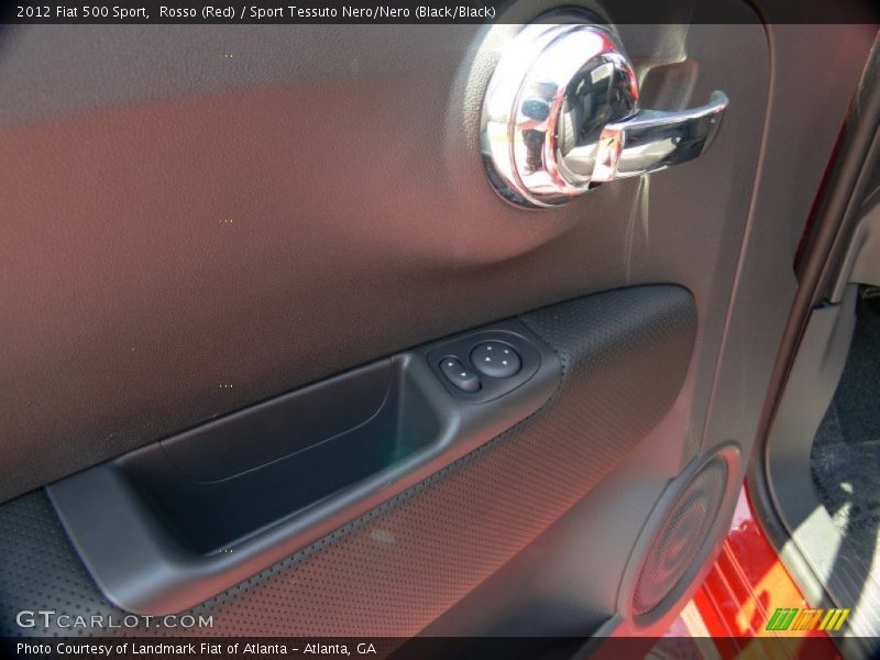 Rosso (Red) / Sport Tessuto Nero/Nero (Black/Black) 2012 Fiat 500 Sport